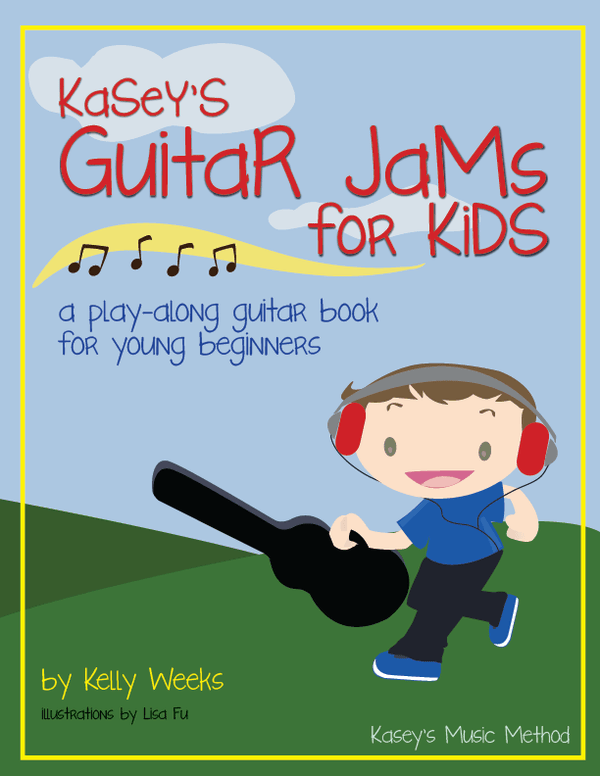 Kasey's Guitar Jams for Kids - Learning Book for Children